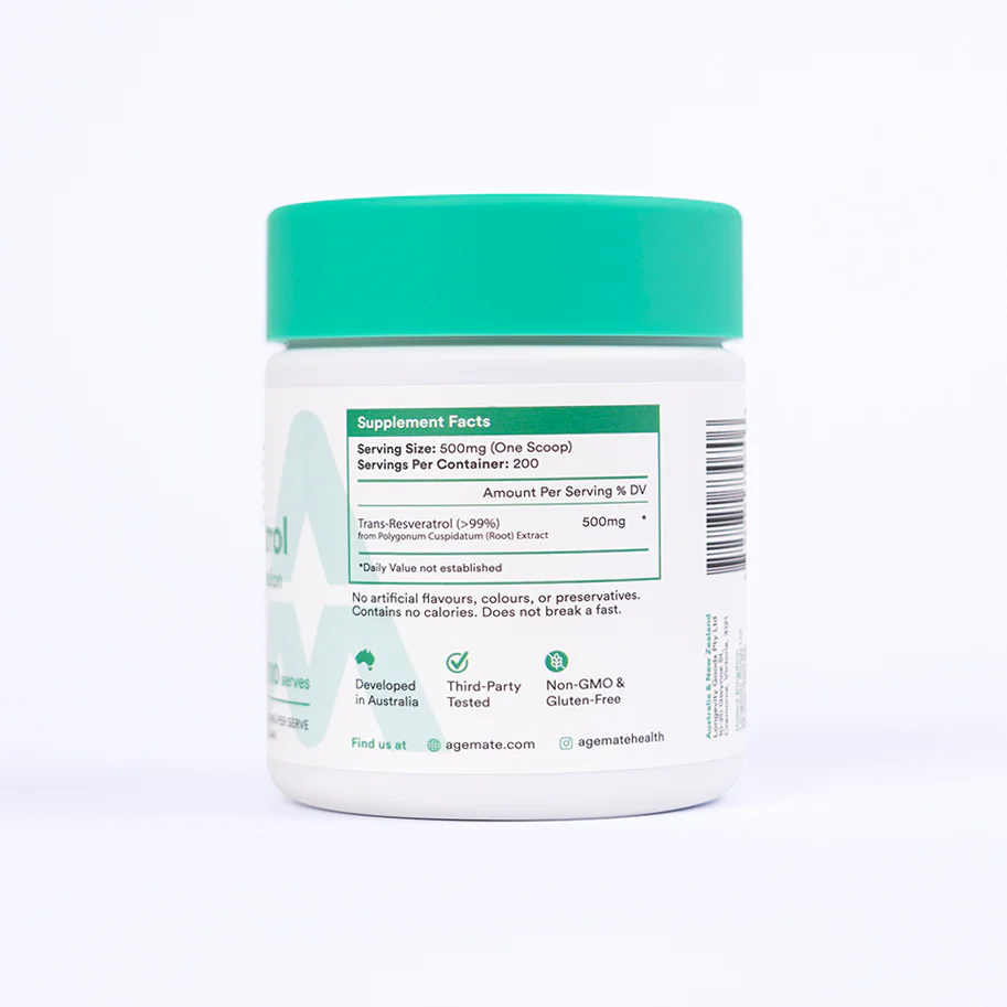 3-Pack of 100g Pure Resveratrol Powder for DNA Repair - Image 2