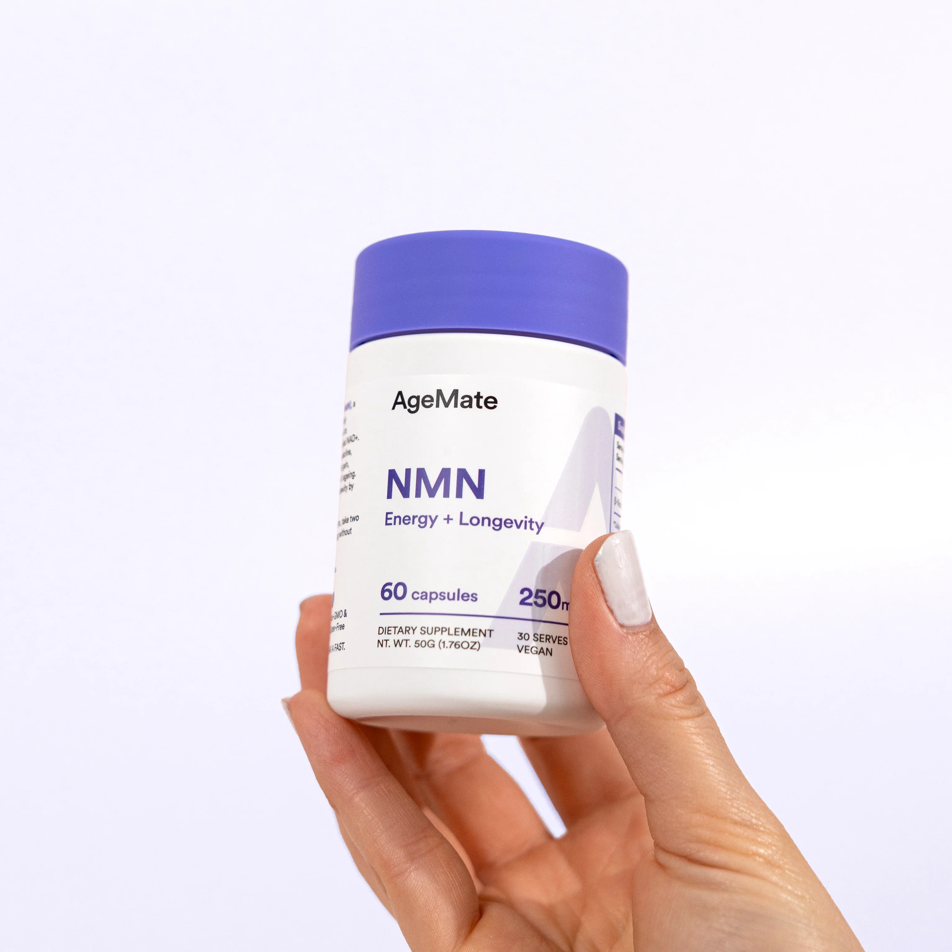 3-Pack of NMN Supplement for NAD+ (60 x 250mg Capsules) - Image 3