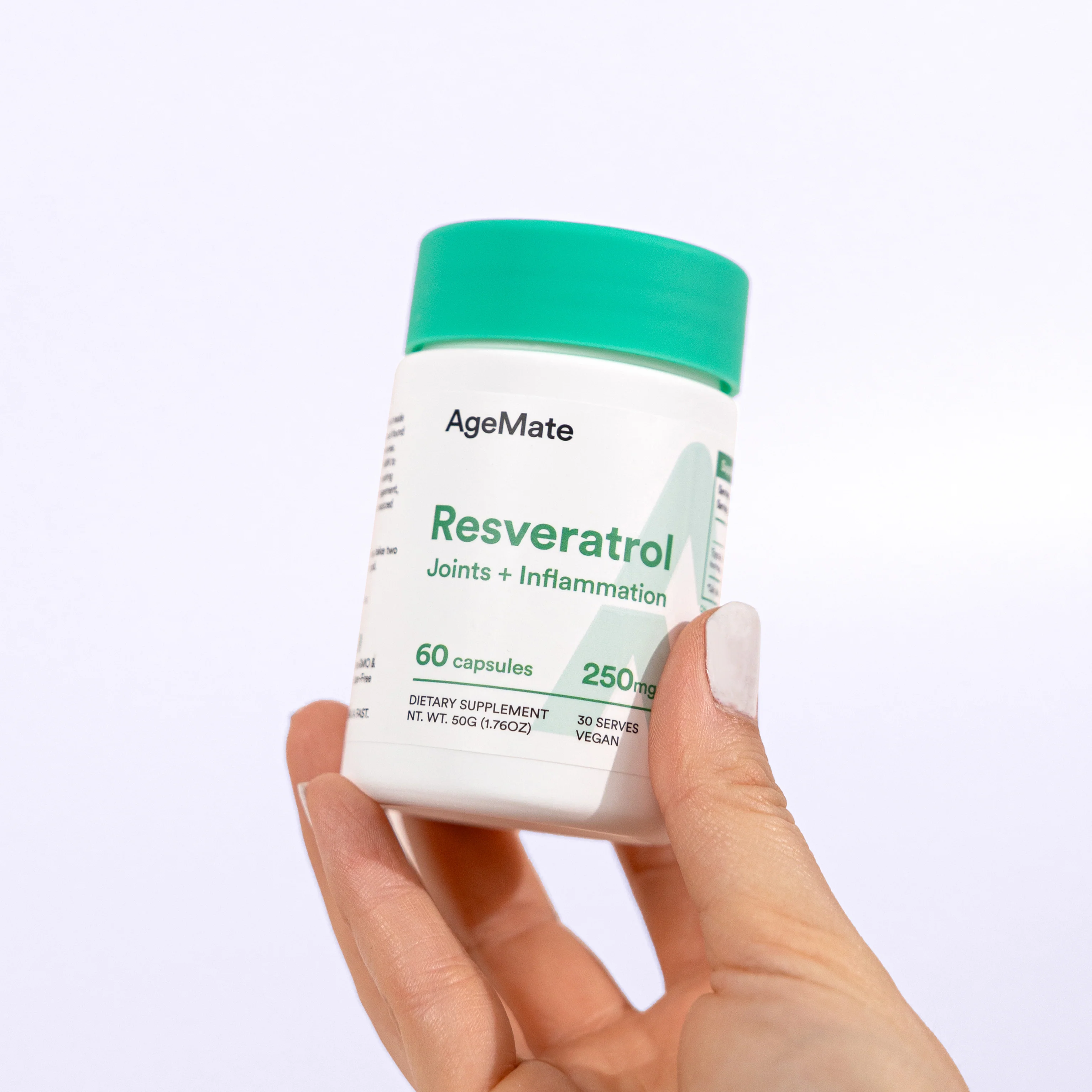 Resveratrol Supplement for DNA Repair (60 x 250mg Capsules) - Image 3